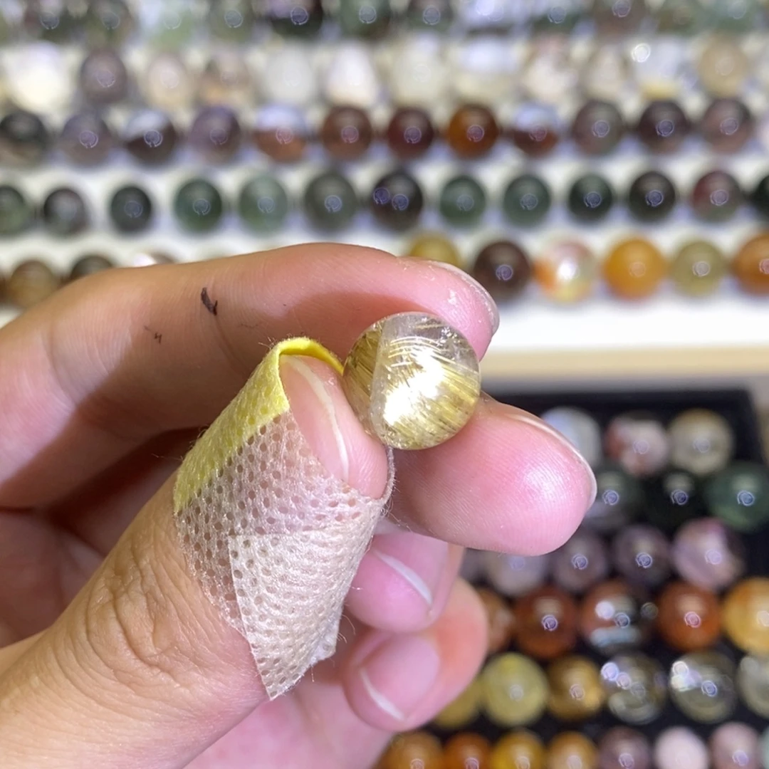 水晶未镶嵌珠宝半成品18钛板11.8