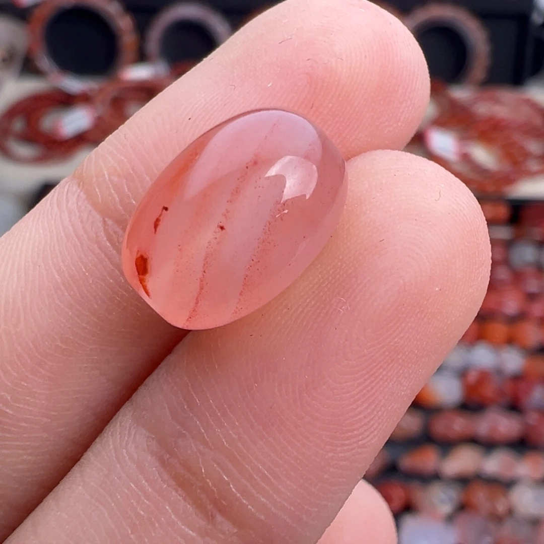 南红玛瑙未镶嵌颈饰枣珠