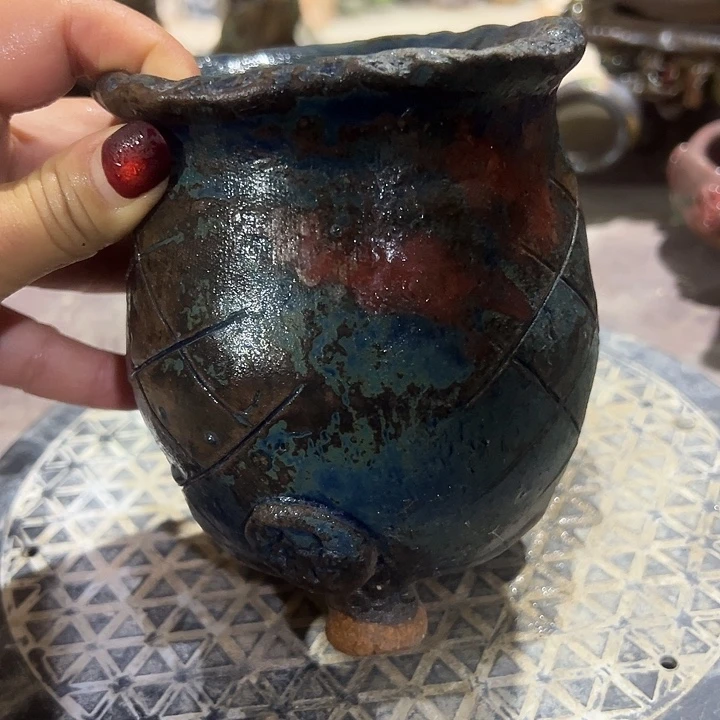 口11高12.5 福利手工粗陶高温