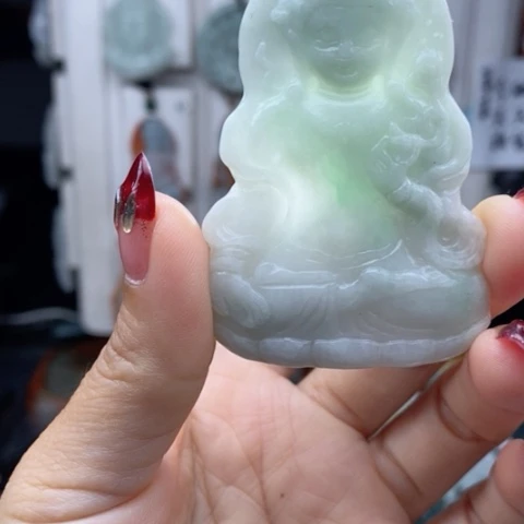 翡翠颈饰14K金镶嵌翡翠