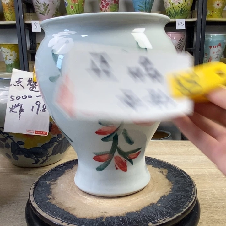景德镇高温陶瓷花盆