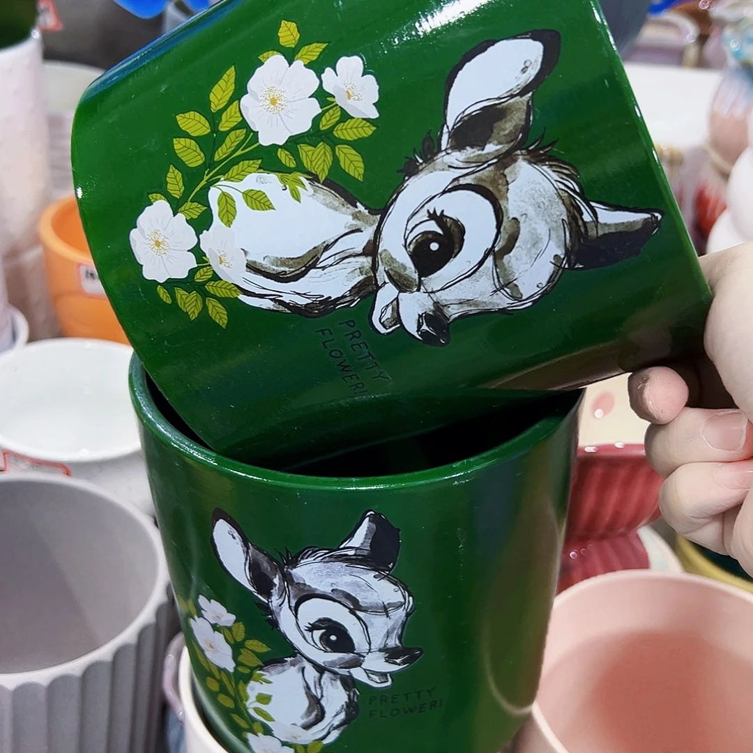 外贸尾单陶瓷花盆凑单10米包邮