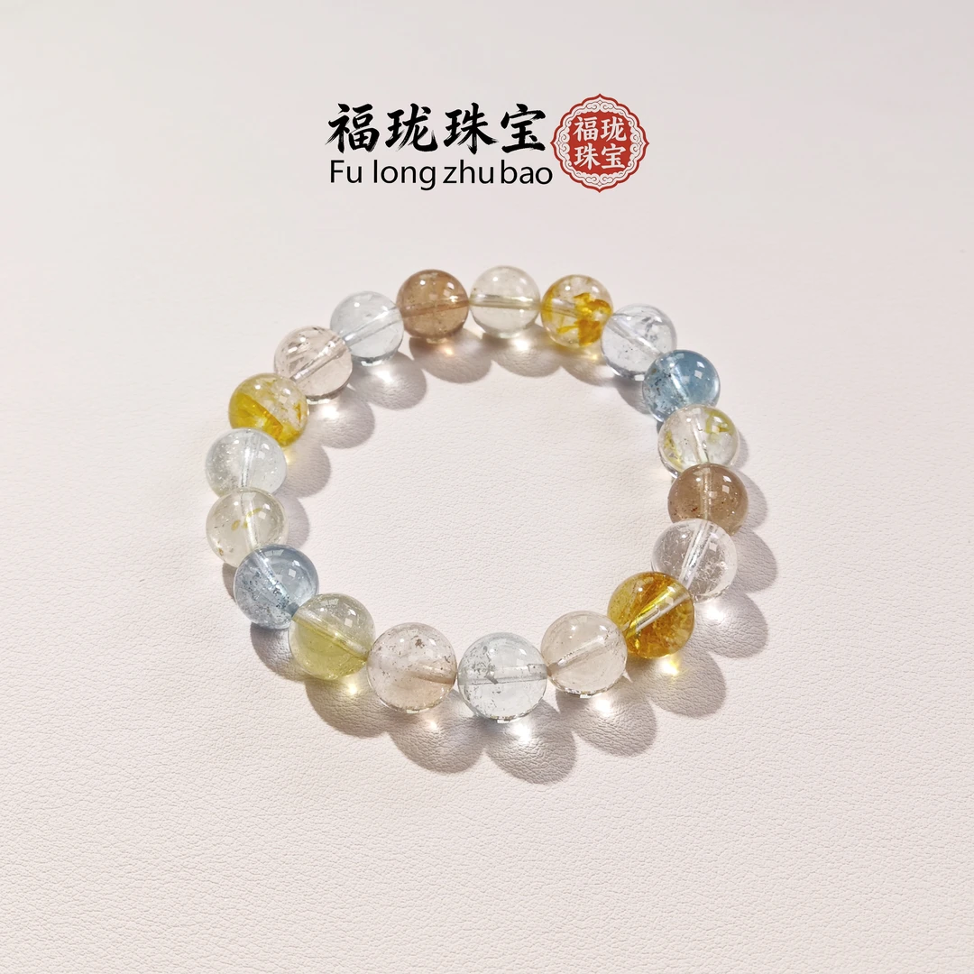 【彩托帕】 天然百搭小众精致时尚简约显白轻奢女士招财diy手串手链