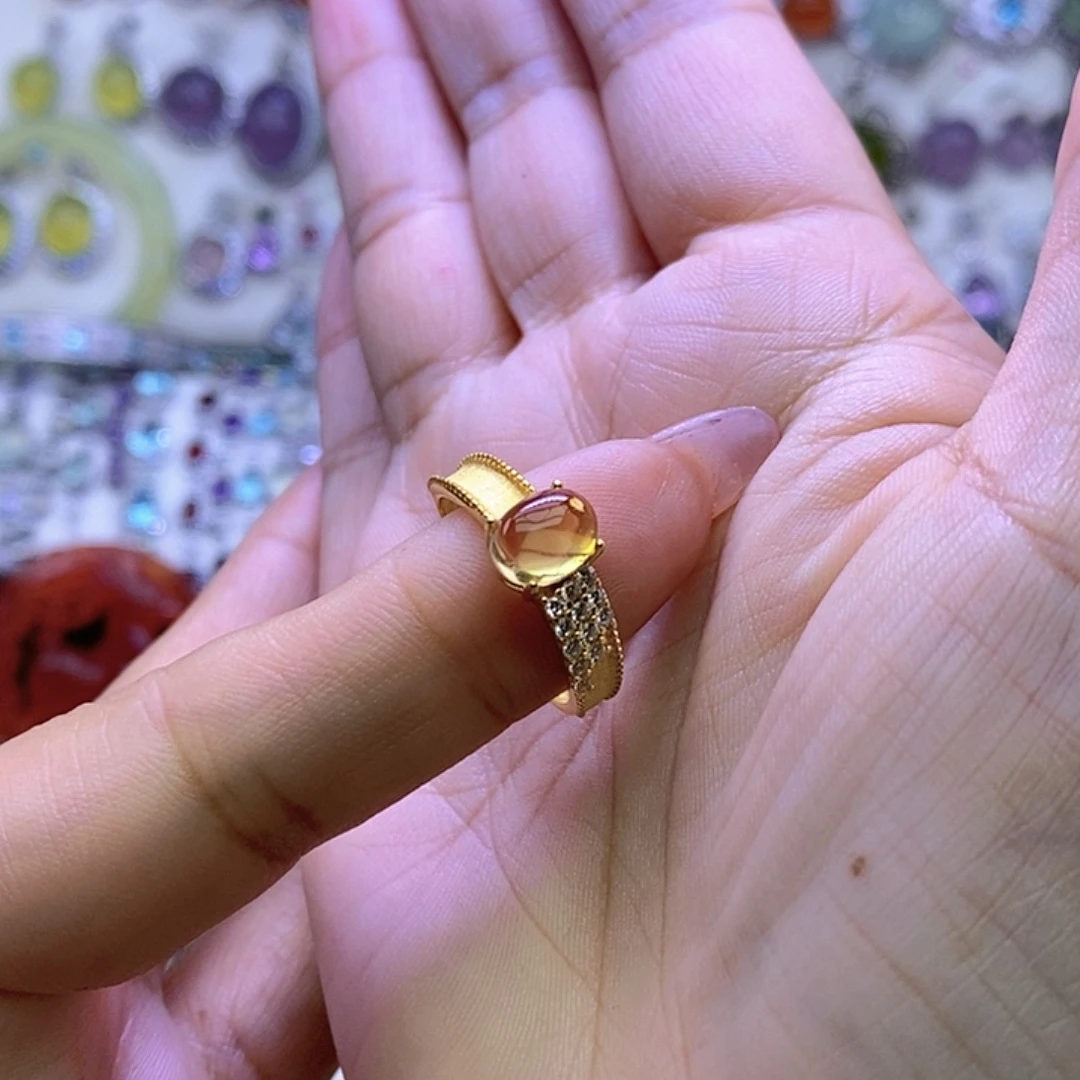 ****s银S925镶嵌戒指水晶