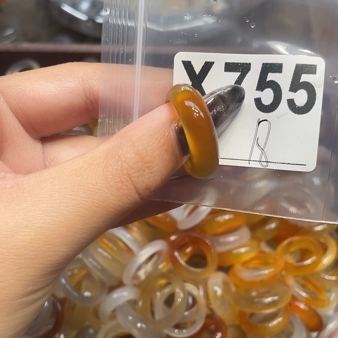 玛瑙/玉髓未镶嵌戒指755