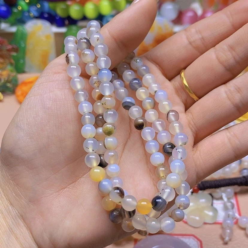 【闪购商品】玛瑙/玉髓颈饰未镶嵌浅**留