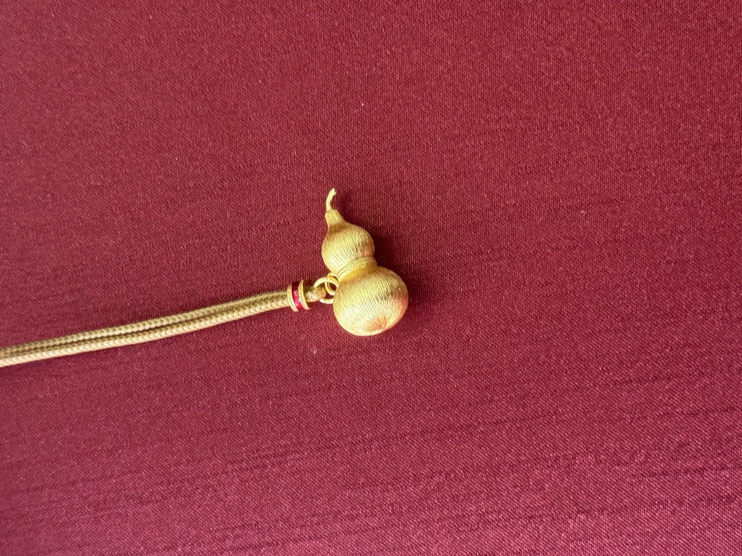 铜合金项链 拉丝葫芦项链毛衣链