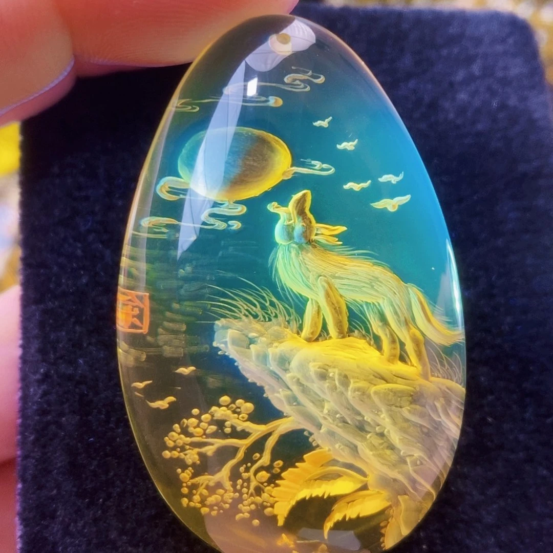 【闪购商品】未镶嵌吊坠(不含链)金珀