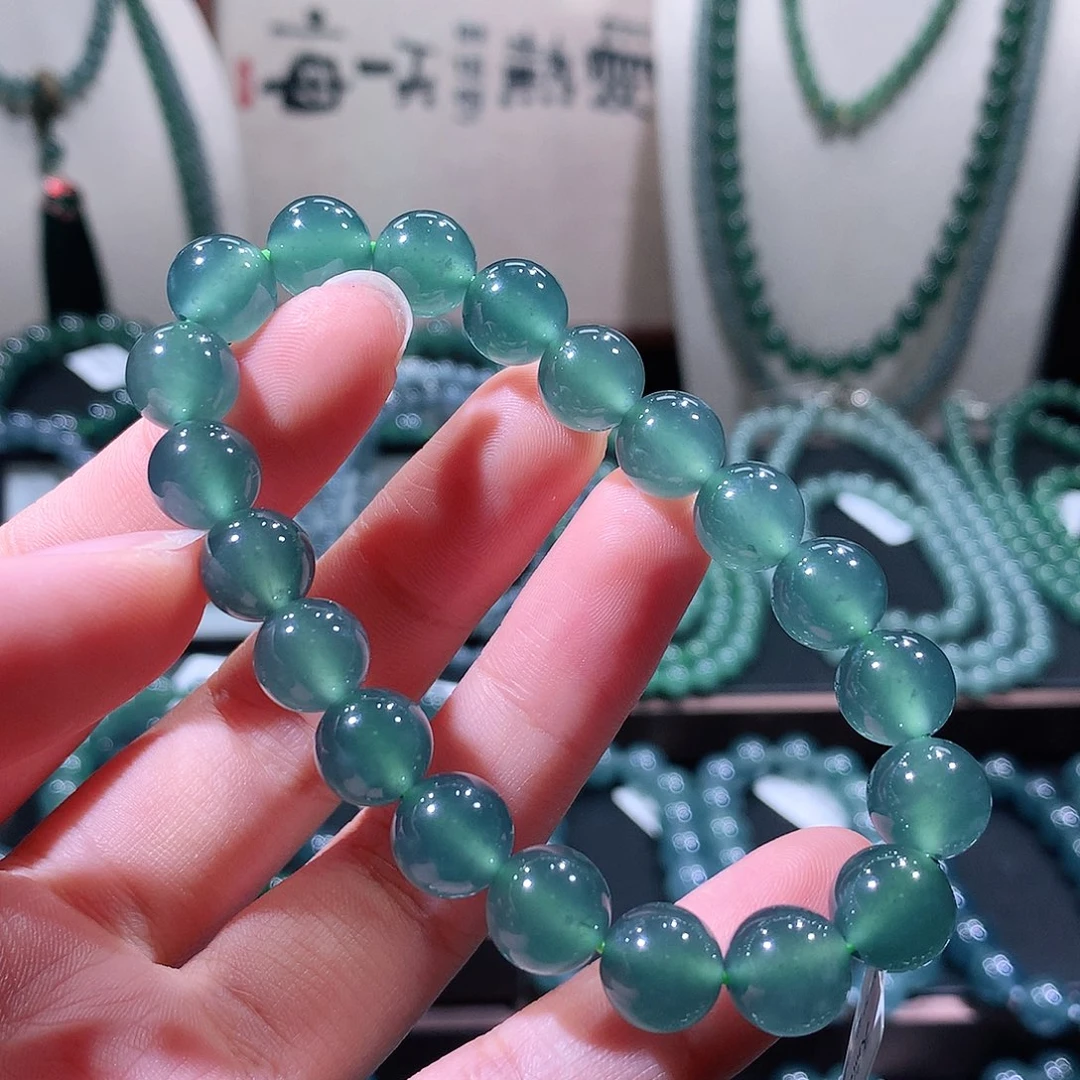 未镶嵌手链翡翠天然a货翡翠手串9.8