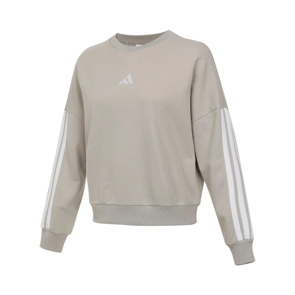 adidas阿迪达斯女子W 3S FT SWT流光风针织无帽卫衣JE0014