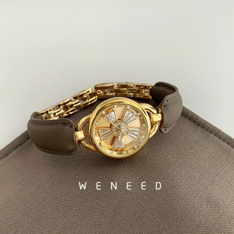 2025新款轻奢小众手表时来运转小众设计感气质时尚高颜值女士腕表