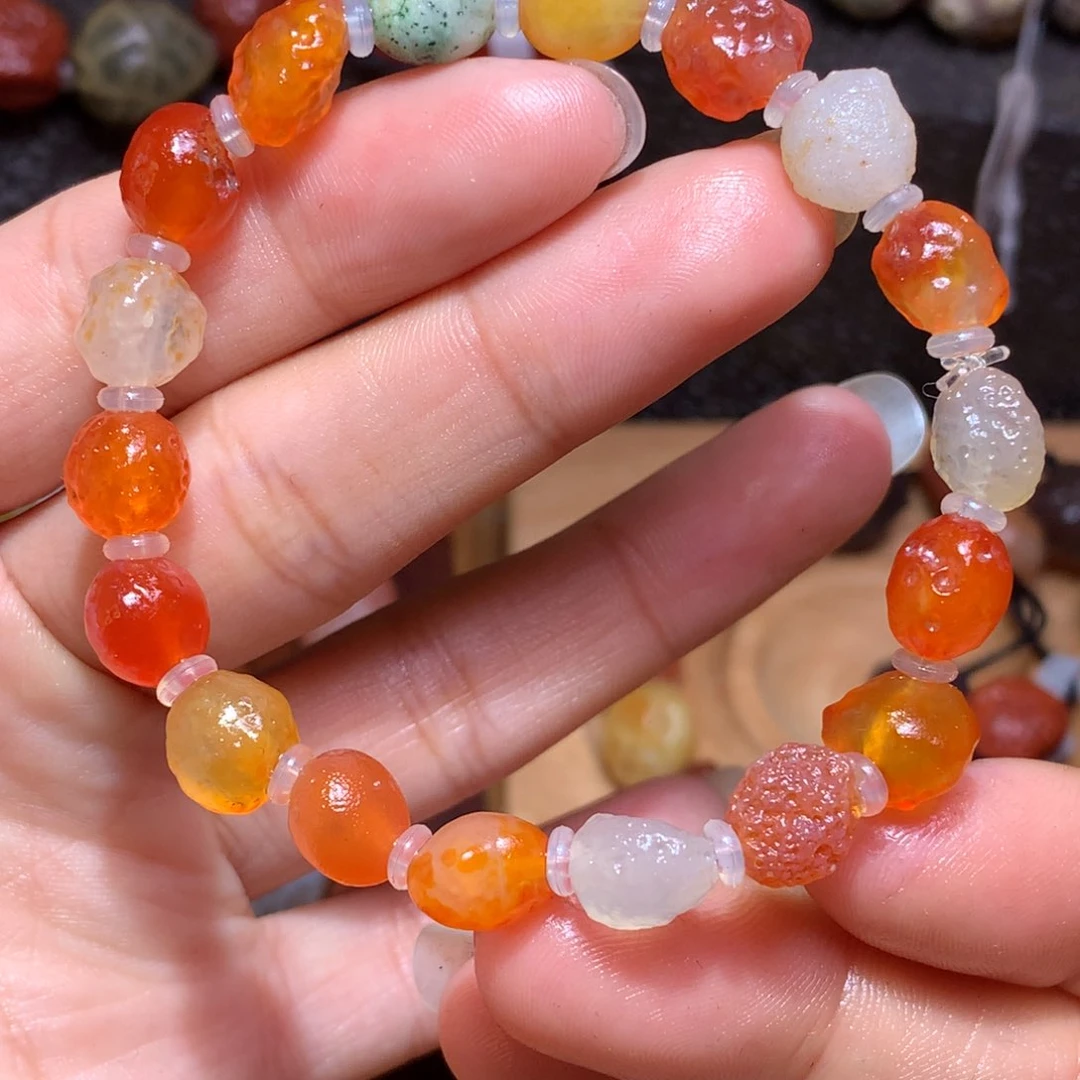 未镶嵌玛瑙/玉髓珠宝半成品