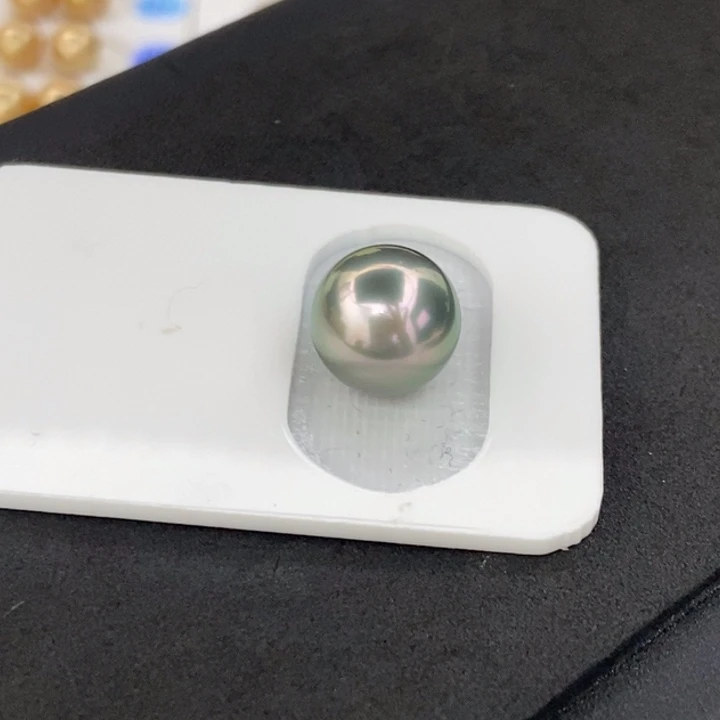 海水珍珠裸珠大溪地10-11正圆无瑕