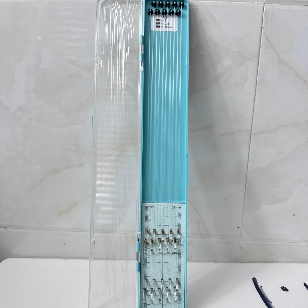 无结子线双钩罗非袖细地袖大非无结子线 20付无刺挂钩【可定制】