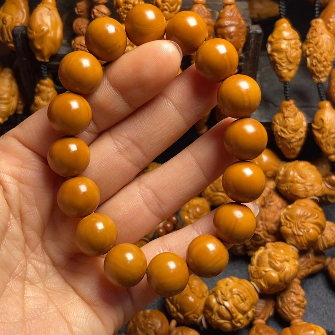 【闪购商品】手串/手链橄榄核正圆光珠