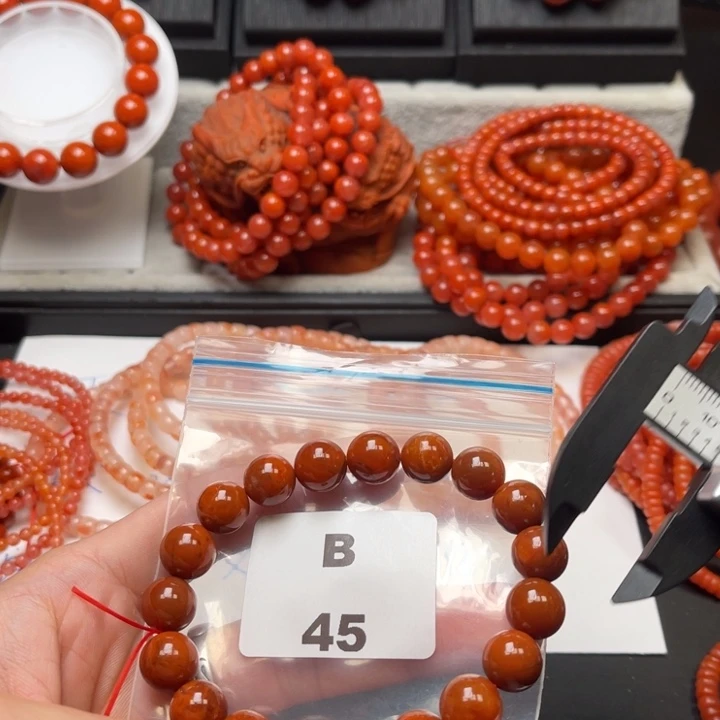 未镶嵌多样性发货默认微瑕称重11m m南红玛瑙