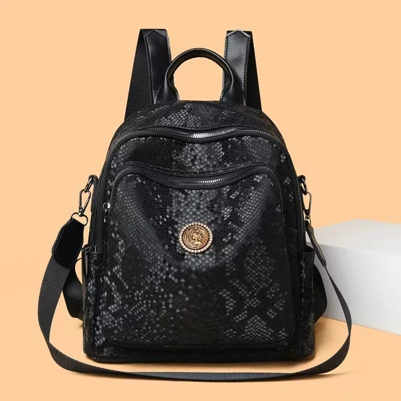 【长27高28厚12cm】新款时尚女包百搭潮流休闲包双肩包