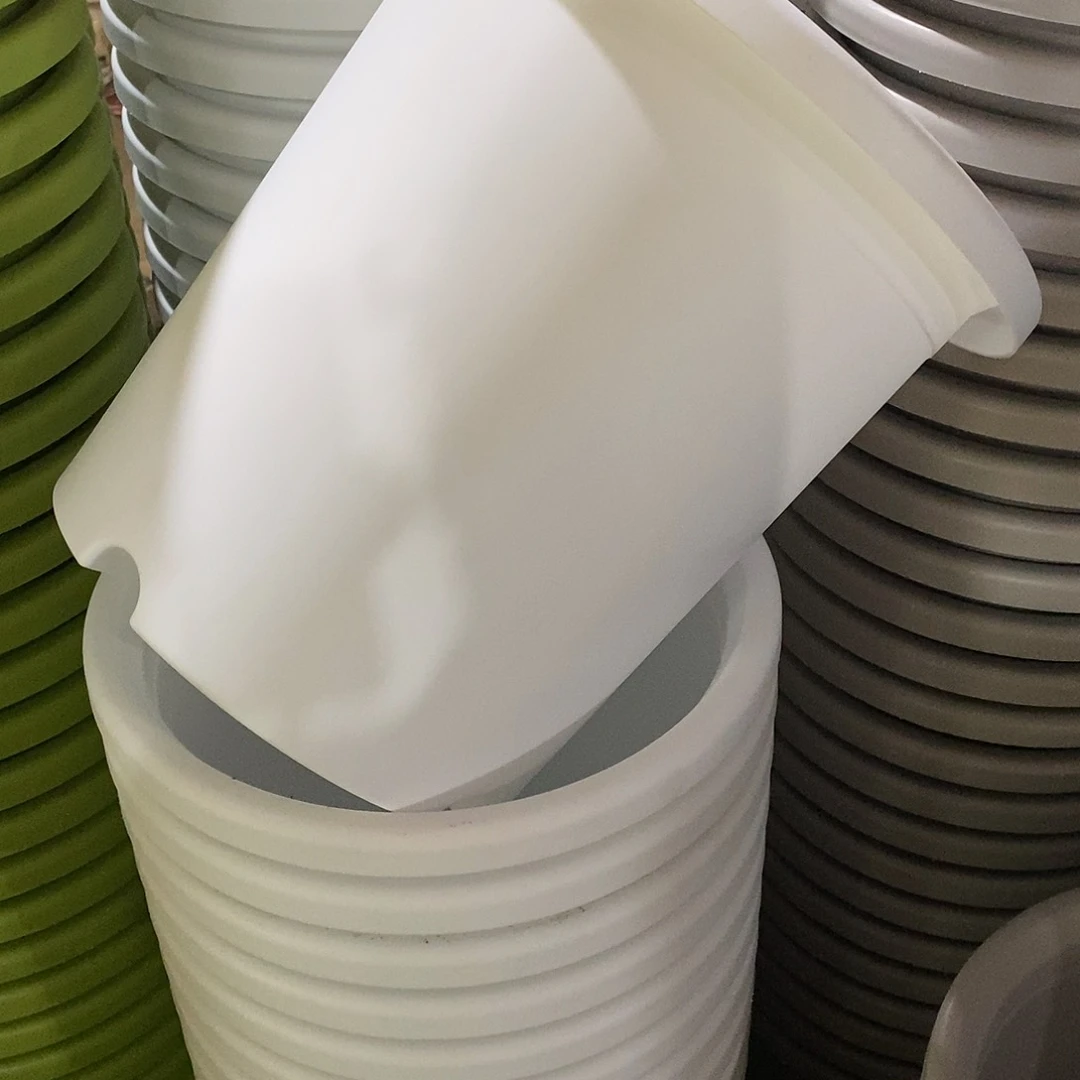 树脂四季7号纯白色3个无拖