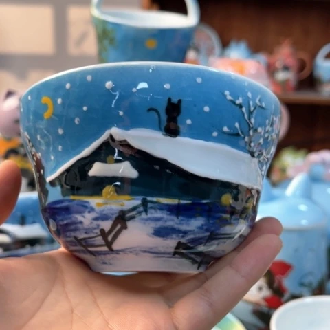 炉景德镇釉下手绘陶瓷