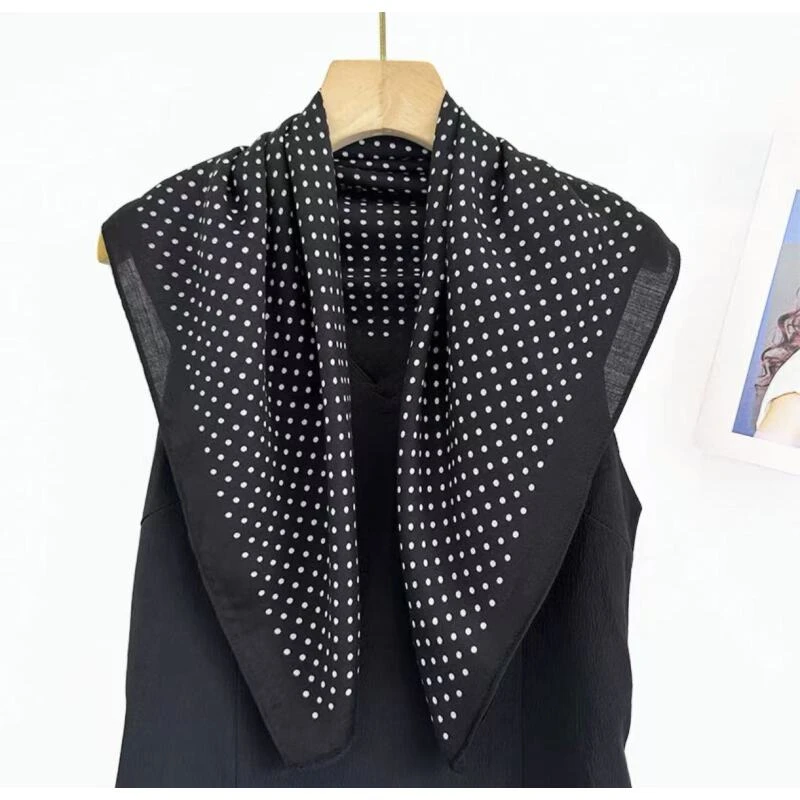 （353）高档丝巾围巾女士披肩新款素雅百搭防晒优雅气质