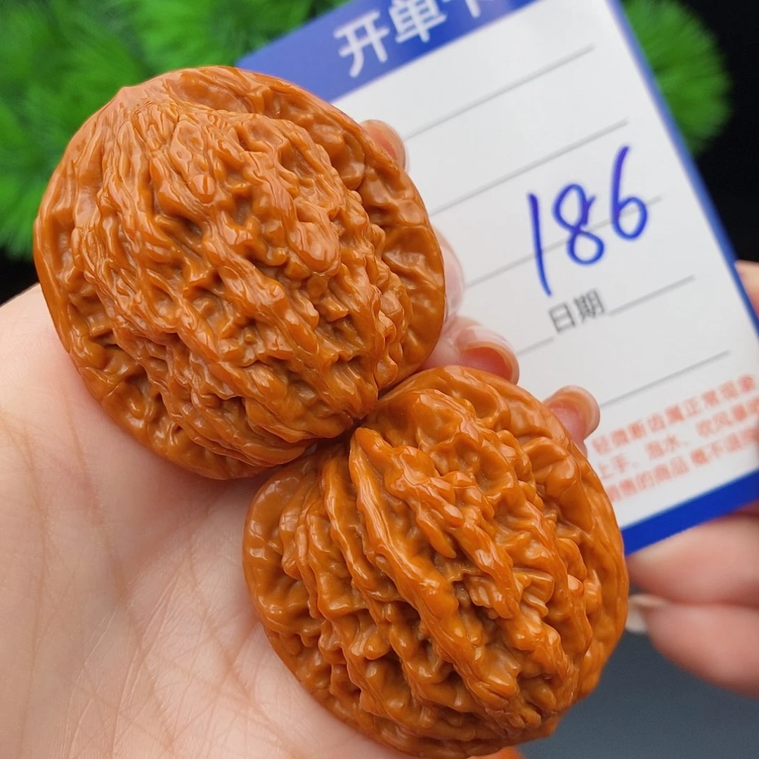 文玩核桃把件41虎头186