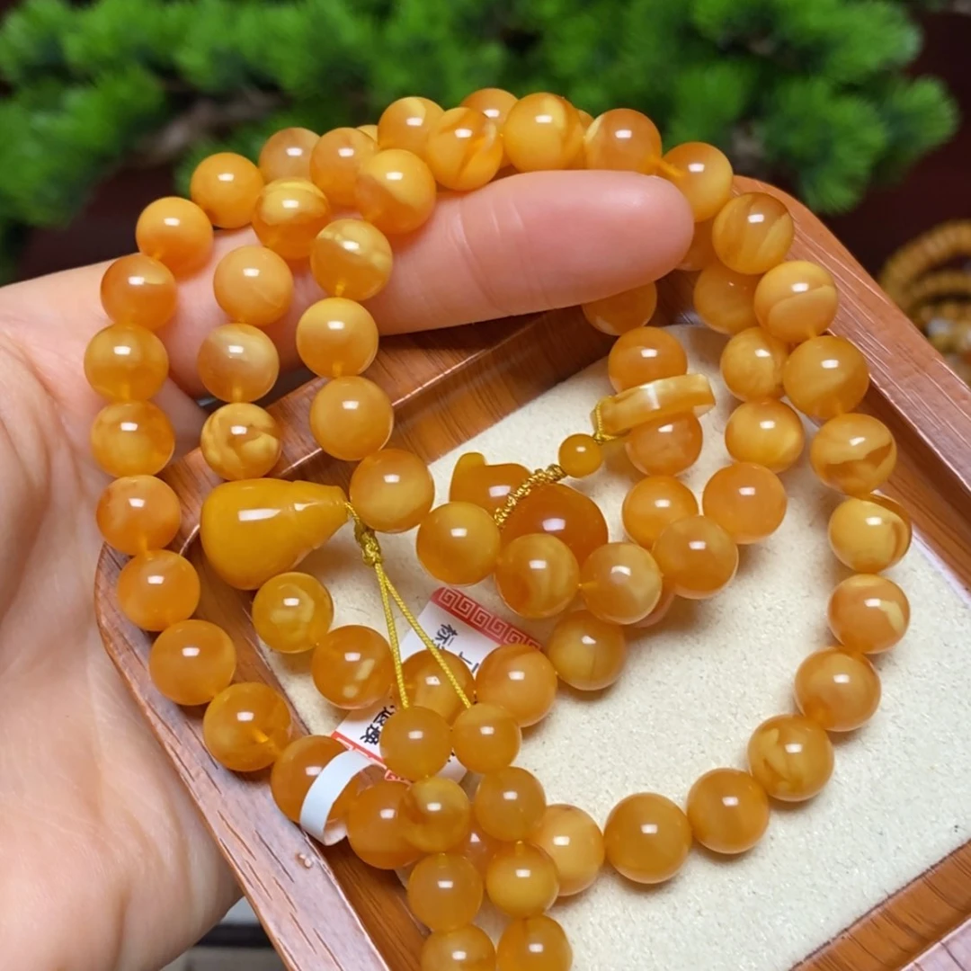 【闪购商品】蜜蜡颈饰未镶嵌项链