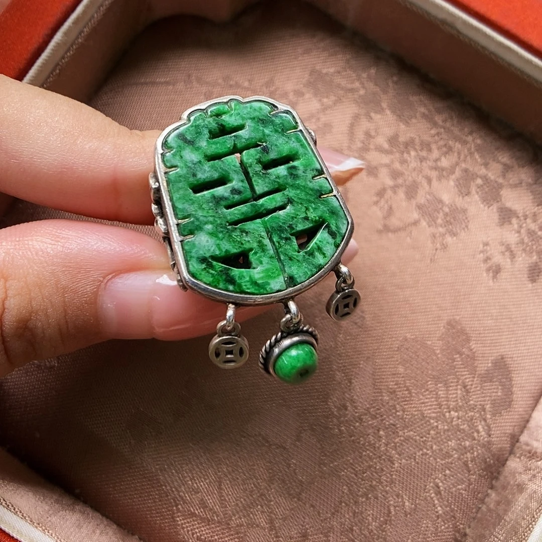 定制翡翠未镶嵌翡翠戒指