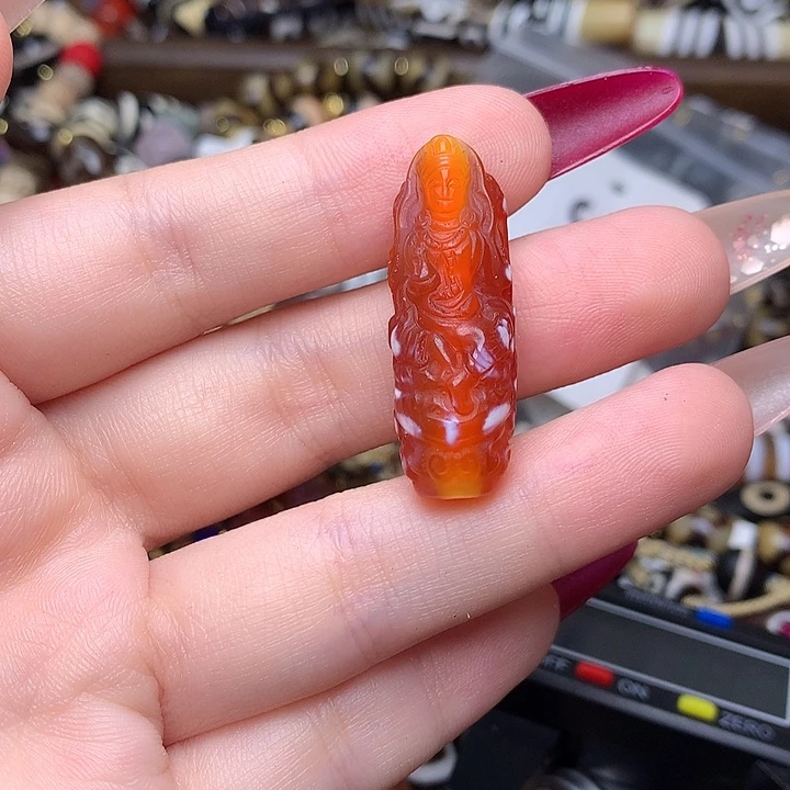 玛瑙/玉髓未镶嵌发一条