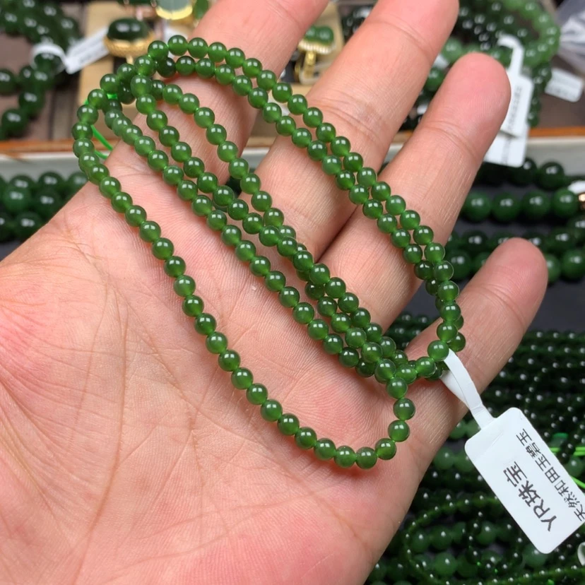 【闪购商品】和田玉（碧玉）未镶嵌颈饰苏*晴4