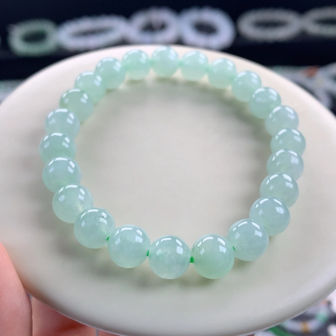 翡翠未镶嵌手链卡8