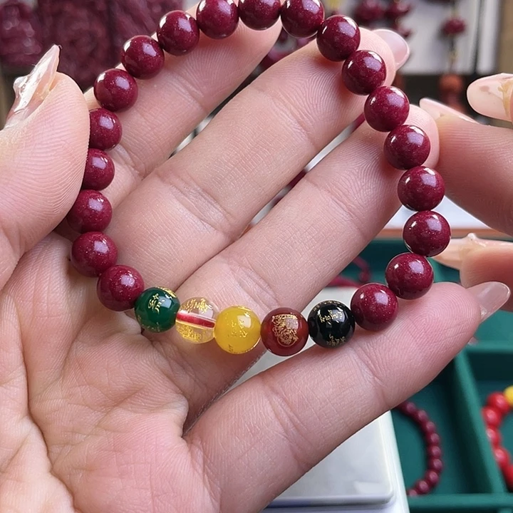 查罗石朱砂未镶嵌