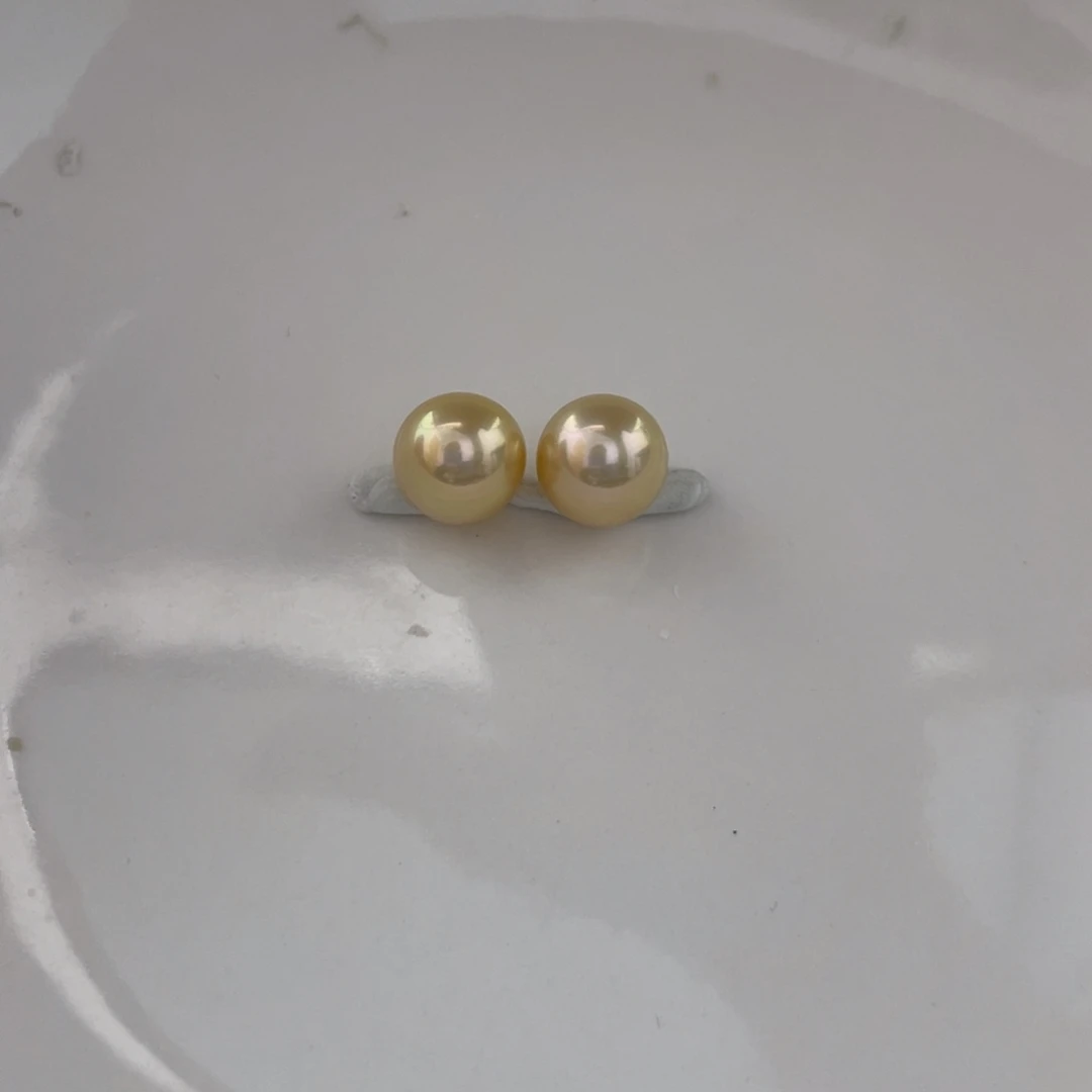 未镶嵌炫彩南洋金珠海水珍珠