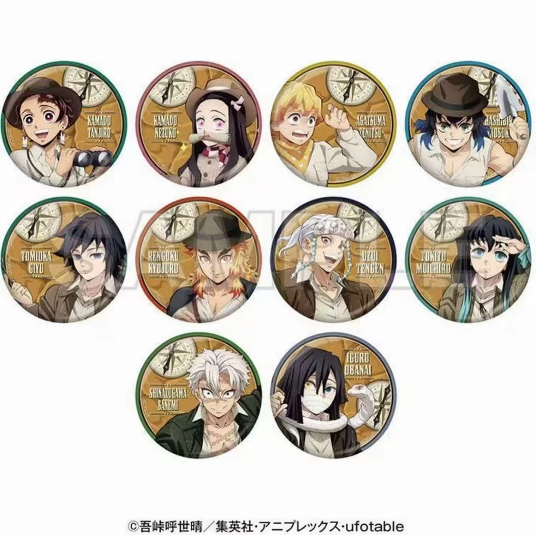 日谷正版 鬼灭之刃 太阳城场贩 抽赏 吧唧徽章 盲袋