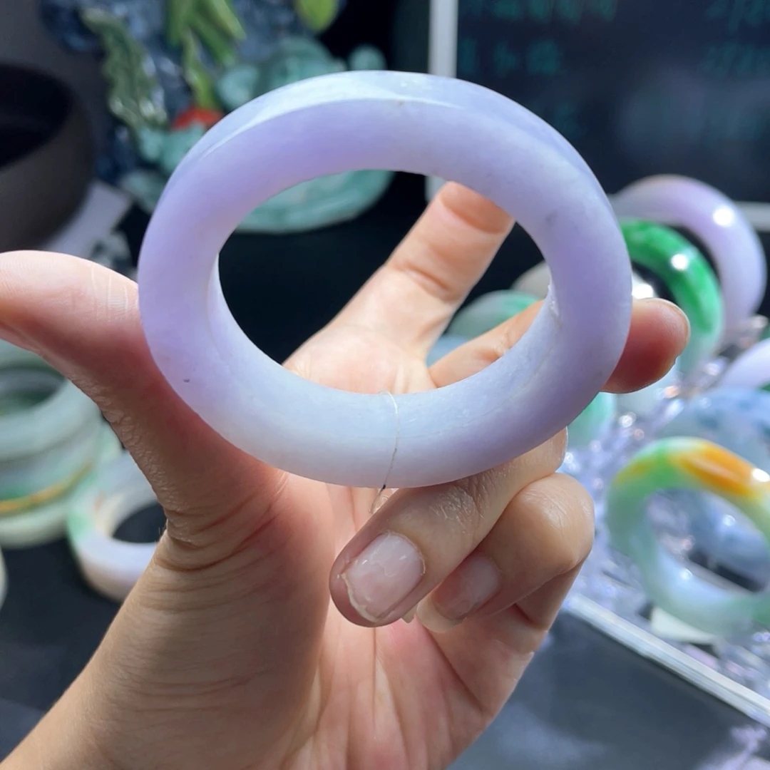 未镶嵌天然翡翠手镯定制定制翡翠
