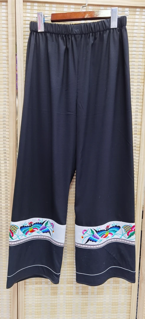 绣花苗裤长款民族服装英姐苗服