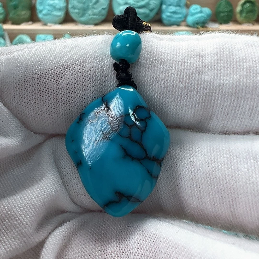 未镶嵌绿松石随形19.4mm