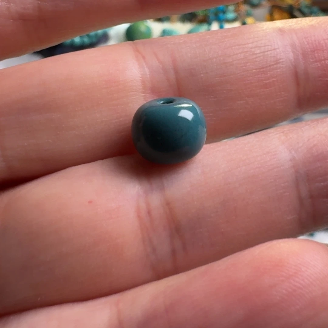 绿松石珠宝奇石未镶嵌10m m