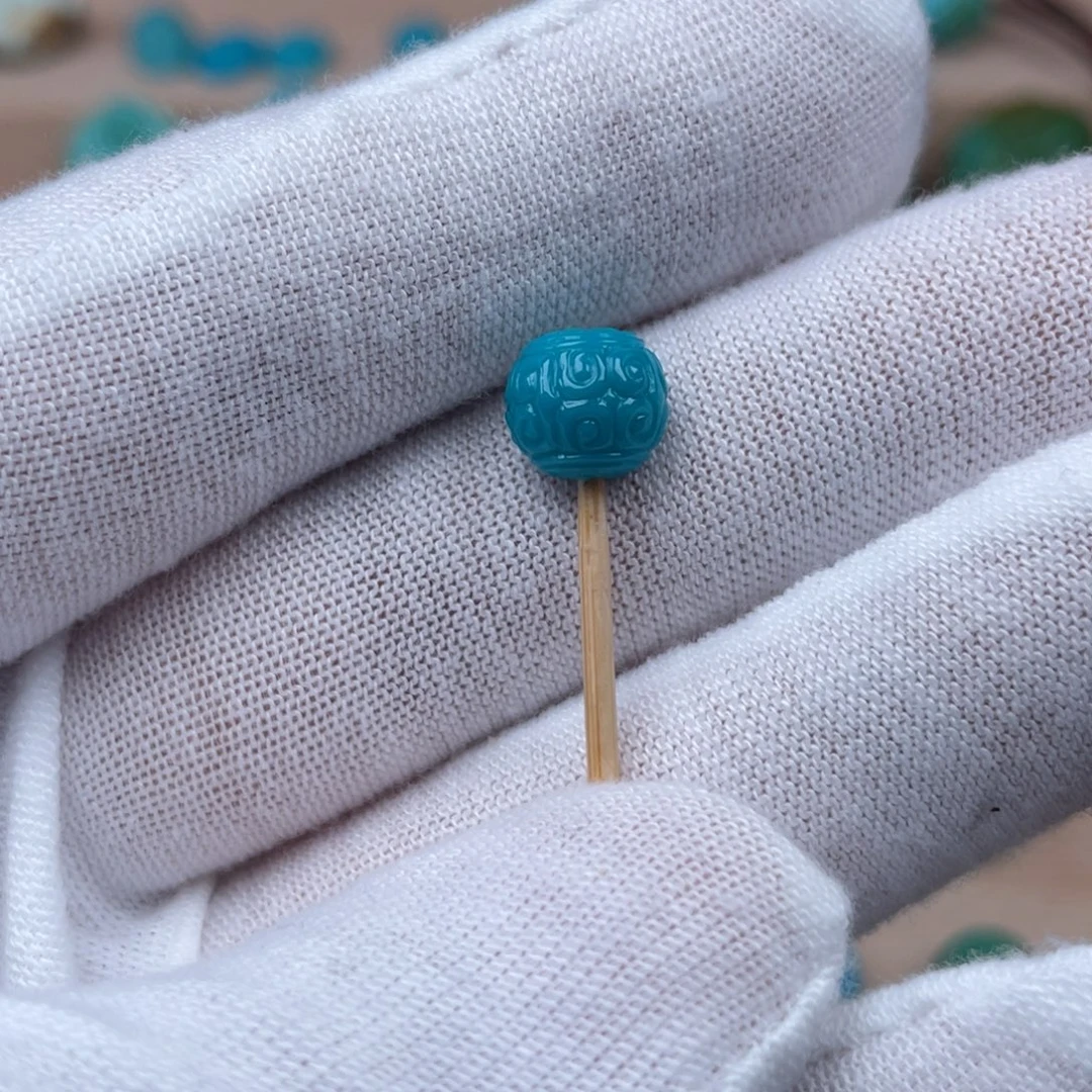 绿松石未镶嵌颈饰8.8*8mm