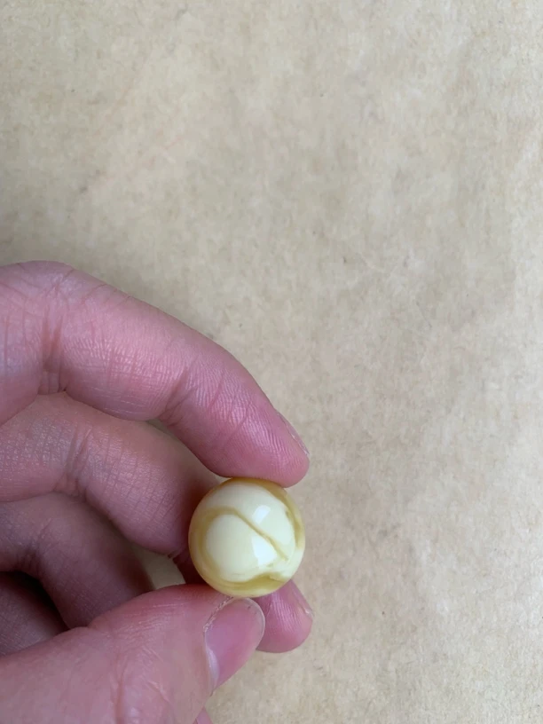 16.9mm白花妖花蜜蜡