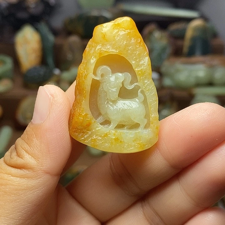 岫岩河磨玉（透闪石质玉）未镶嵌颈饰