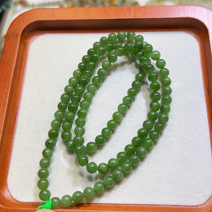 手链未镶嵌和田玉（碧玉）