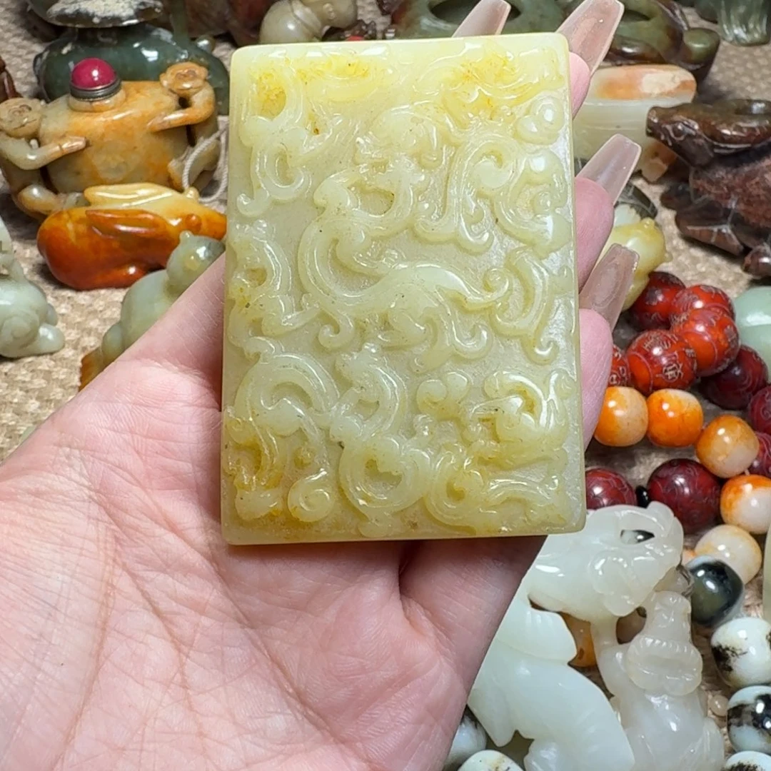 白玉菩提吊坠挂件