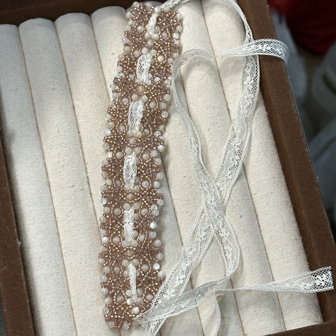 蕾丝腕带，手工饰品手链