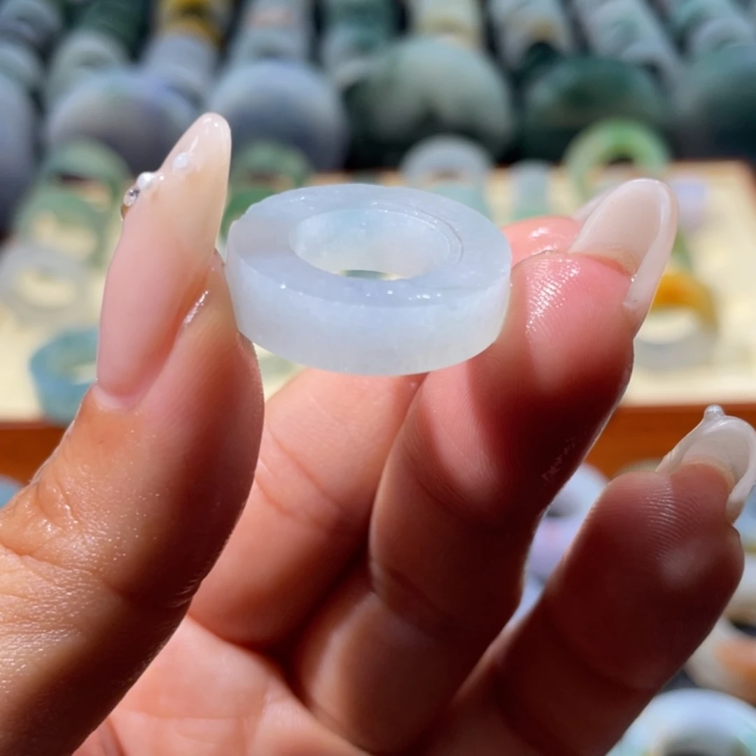 定制翡翠未镶嵌天然翡翠4-15圈