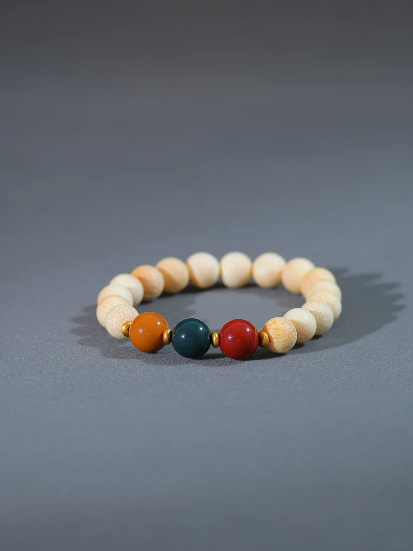 S1259实心单圈佛珠情侣饰品-无礼盒