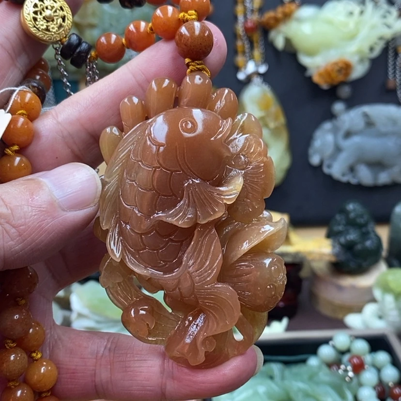 【闪购商品】蛇纹石玉吊坠未镶嵌