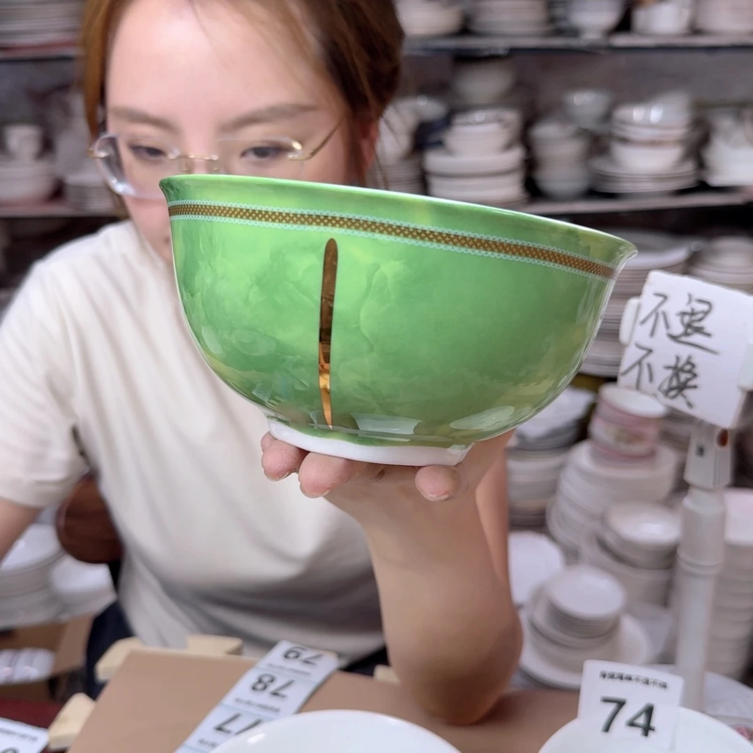 骨瓷6英寸饭碗6只装 瑕疵品不忒不还