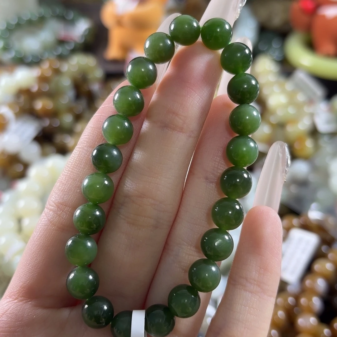 和田玉未镶嵌手链8