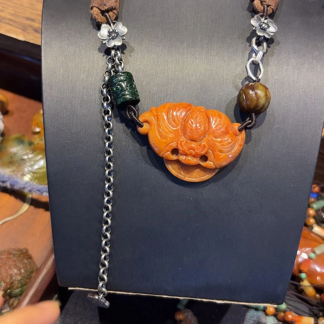 翡翠未镶嵌颈饰原创