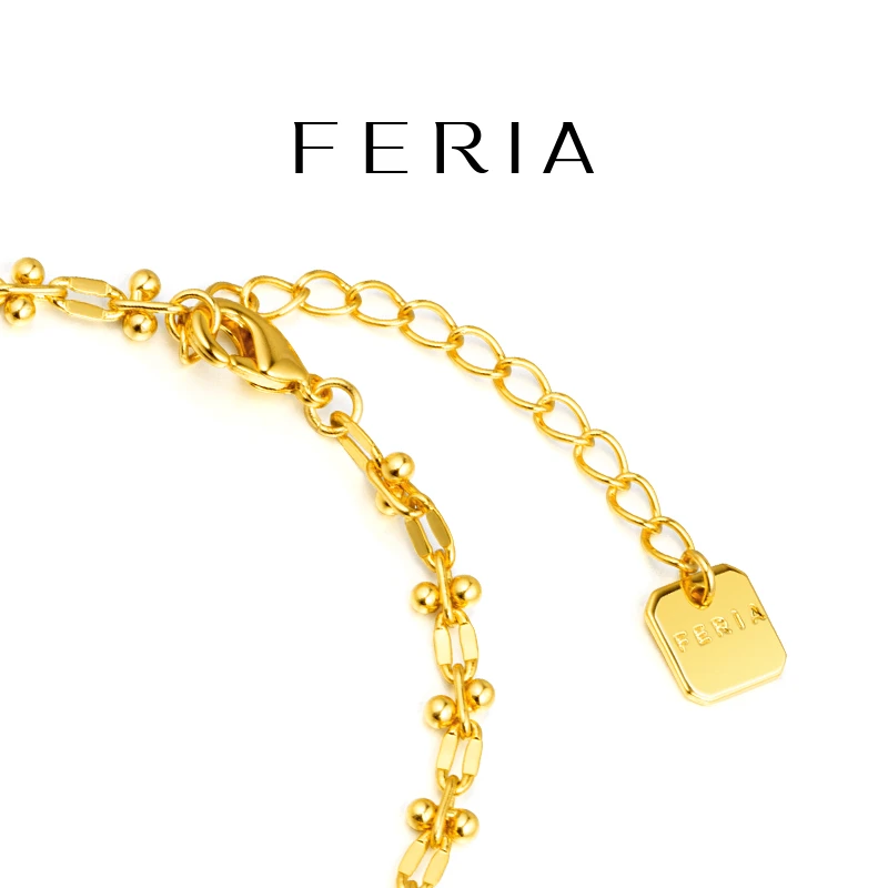 铜合金手链 荆棘环扣手链FE411S331